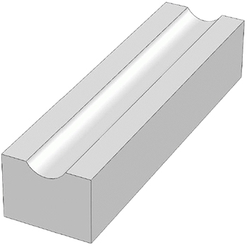 单负（凹）柱面透镜－SNC （Single Negative (concave) Cylindrical lens – SNC）