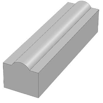 单正（凸）柱面透镜－SPC （Single Positive (convex) Cylindrical lens – SPC）