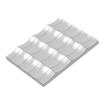 阵列负（凹面）矩形透镜 - ANR（Array Negative (concave) Rectangular - ANR）